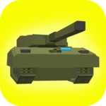 origami military tank, car android application logo